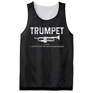 Trumpet Definition Funny Marching Band Musician Gift Mesh Reversible Basketball Jersey Tank