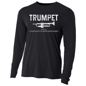 Trumpet Definition Funny Marching Band Musician Gift Cooling Performance Long Sleeve Crew