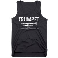 Trumpet Definition Funny Marching Band Musician Gift Tank Top