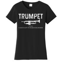 Trumpet Definition Funny Marching Band Musician Gift Women's T-Shirt