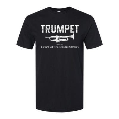 Trumpet Definition Funny Marching Band Musician Gift Softstyle® CVC T-Shirt