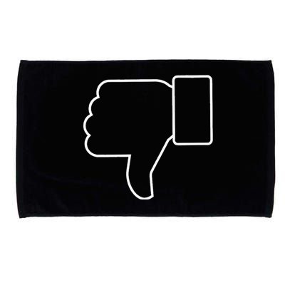 Thumbs Down Funny Jokes Sarcastic Microfiber Hand Towel