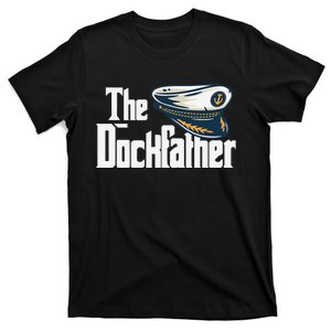 The Dockfather Funny Boating Fishing Boat Dad Captain Boater T-Shirt