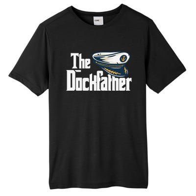 The Dockfather Funny Boating Fishing Boat Dad Captain Boater Tall Fusion ChromaSoft Performance T-Shirt