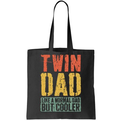 Twin Dad FatherS Day Dad Of Twins Tote Bag