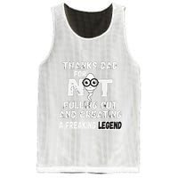 Thanks Dad For Not Pulling Out And Creating A Legend Father Mesh Reversible Basketball Jersey Tank