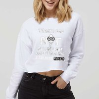 Thanks Dad For Not Pulling Out And Creating A Legend Father Cropped Pullover Crew