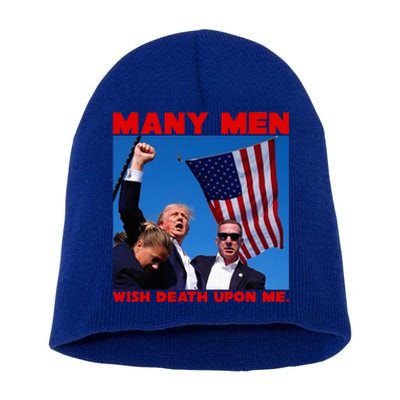 Trump Defiant Fist Short Acrylic Beanie