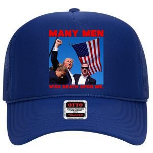 Trump Defiant Fist High Crown Mesh Back Trucker Hat