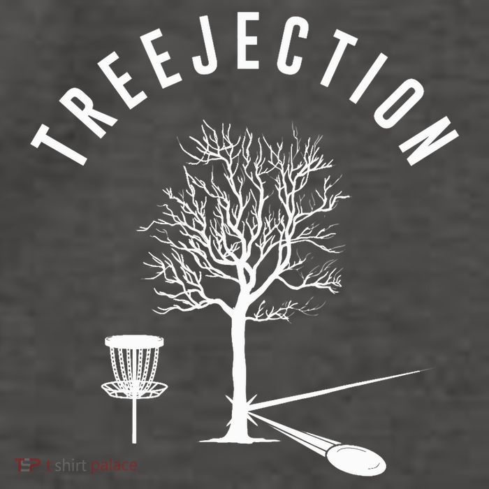 Treejection Disc Golf Funny Sports Tree Disc Golf Player Vector Backpack