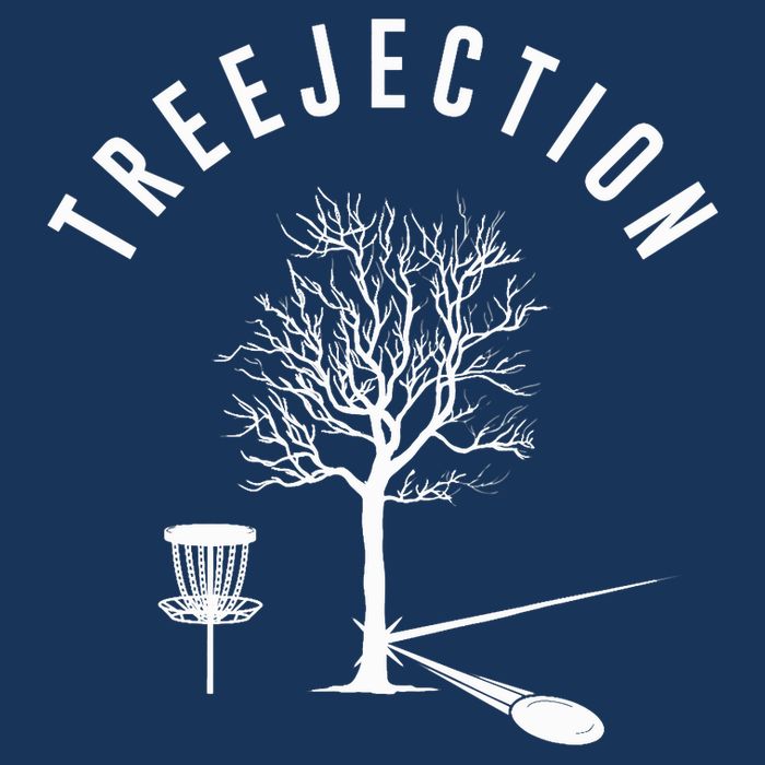 Treejection Disc Golf Funny Sports Tree Disc Golf Player Sustainable Bucket Hat
