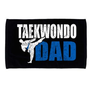 Taekwondo Dad Gift Idea Funny Fan Taekwondo Costume Microfiber Hand Towel