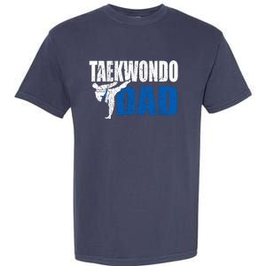 Taekwondo Dad Gift Idea Funny Fan Taekwondo Costume Garment-Dyed Heavyweight T-Shirt