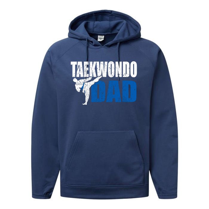 Taekwondo Dad Gift Idea Funny Fan Taekwondo Costume Performance Fleece Hoodie