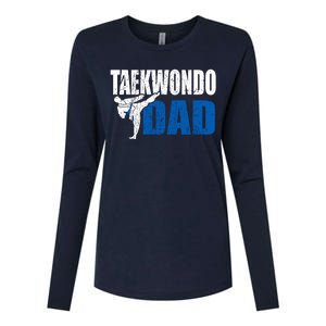 Taekwondo Dad Gift Idea Funny Fan Taekwondo Costume Womens Cotton Relaxed Long Sleeve T-Shirt