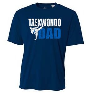 Taekwondo Dad Gift Idea Funny Fan Taekwondo Costume Cooling Performance Crew T-Shirt