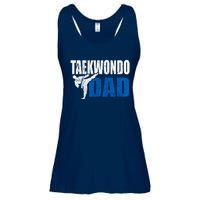 Taekwondo Dad Gift Idea Funny Fan Taekwondo Costume Ladies Essential Flowy Tank