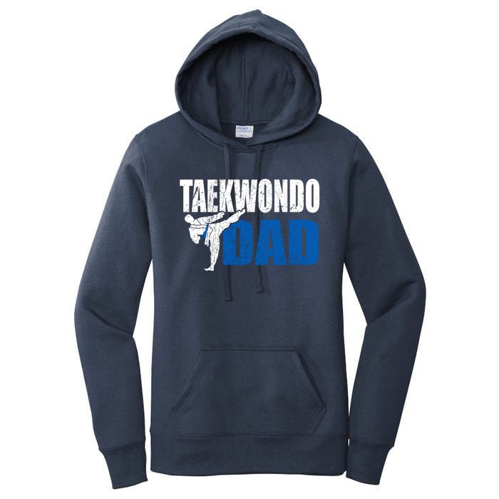 Taekwondo Dad Gift Idea Funny Fan Taekwondo Costume Women's Pullover Hoodie