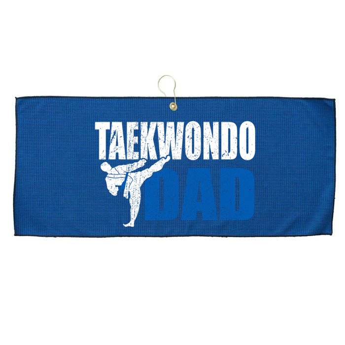 Taekwondo Dad Gift Idea Funny Fan Taekwondo Costume Large Microfiber Waffle Golf Towel