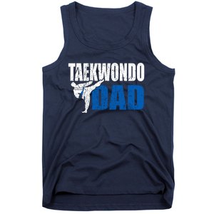 Taekwondo Dad Gift Idea Funny Fan Taekwondo Costume Tank Top