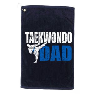 Taekwondo Dad Gift Idea Funny Fan Taekwondo Costume Platinum Collection Golf Towel