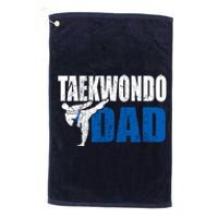 Taekwondo Dad Gift Idea Funny Fan Taekwondo Costume Platinum Collection Golf Towel