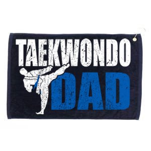 Taekwondo Dad Gift Idea Funny Fan Taekwondo Costume Grommeted Golf Towel