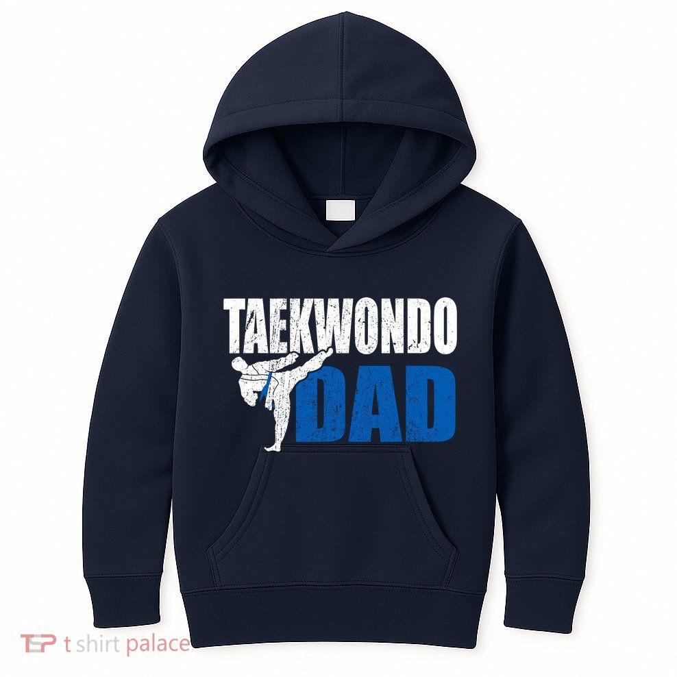 Taekwondo Dad Gift Idea Funny Fan Taekwondo Costume Kids Hoodie