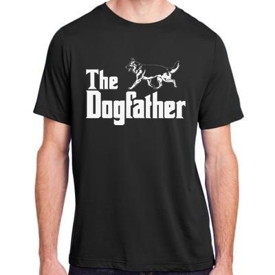 The Dogfather German Shepherd Funny Gift Adult ChromaSoft Performance T-Shirt