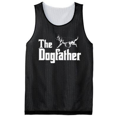 The Dogfather German Shepherd Funny Gift Mesh Reversible Basketball Jersey Tank