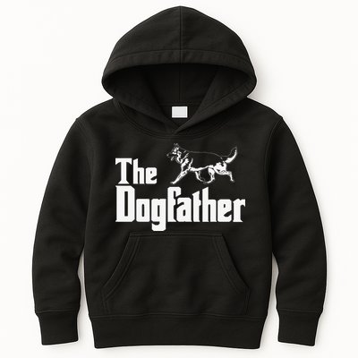 The Dogfather German Shepherd Funny Gift Kids Hoodie