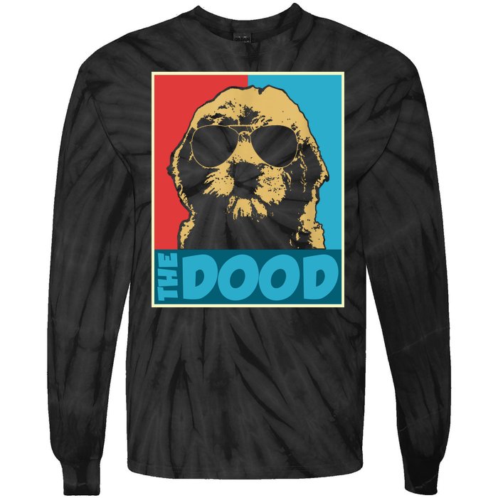 The Dood Goldendoodle Vintage Tie-Dye Long Sleeve Shirt