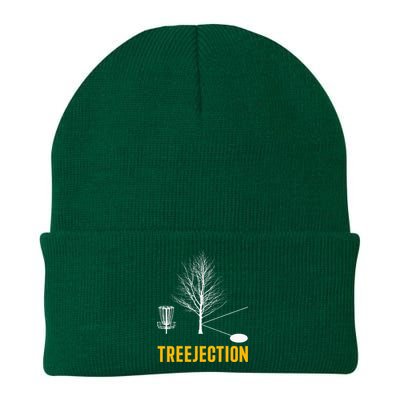 Treejection Disc Golf Disc Golfing Disc Golfer Gift Knit Cap Winter Beanie