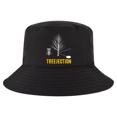 Treejection Disc Golf Disc Golfing Disc Golfer Gift Cool Comfort Performance Bucket Hat