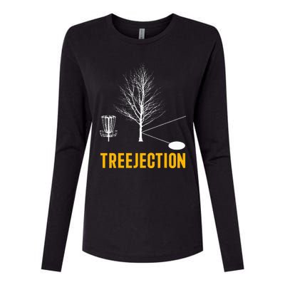 Treejection Disc Golf Disc Golfing Disc Golfer Gift Womens Cotton Relaxed Long Sleeve T-Shirt