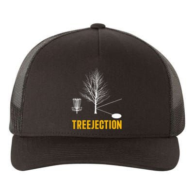 Treejection Disc Golf Disc Golfing Disc Golfer Gift Yupoong Adult 5-Panel Trucker Hat