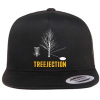 Treejection Disc Golf Disc Golfing Disc Golfer Gift Flat Bill Trucker Hat