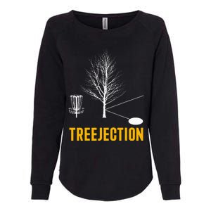 Treejection Disc Golf Disc Golfing Disc Golfer Gift Womens California Wash Sweatshirt