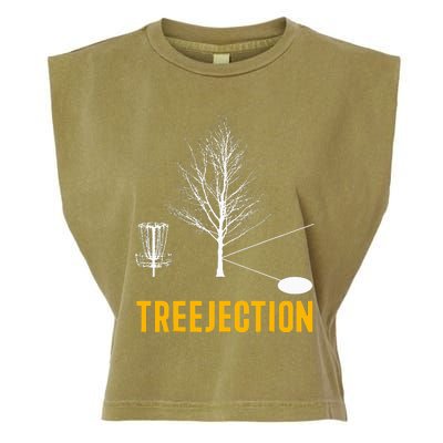 Treejection Disc Golf Disc Golfing Disc Golfer Gift Garment-Dyed Women's Muscle Tee