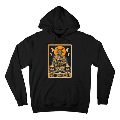 The Devil Gothic Tarot Card Reading Fortune Telling Occult Hoodie