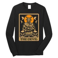 The Devil Gothic Tarot Card Reading Fortune Telling Occult Long Sleeve Shirt