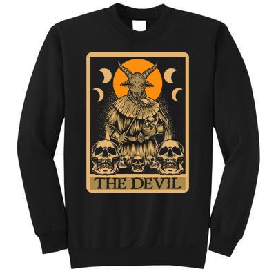 The Devil Gothic Tarot Card Reading Fortune Telling Occult Sweatshirt