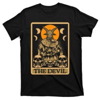 The Devil Gothic Tarot Card Reading Fortune Telling Occult T-Shirt