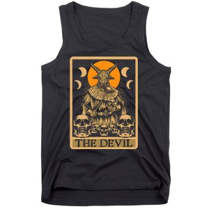 The Devil Gothic Tarot Card Reading Fortune Telling Occult Tank Top