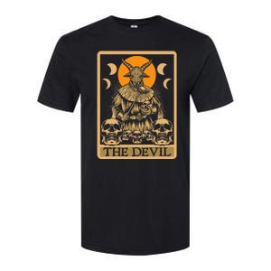 The Devil Gothic Tarot Card Reading Fortune Telling Occult Softstyle CVC T-Shirt