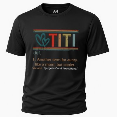 Titi Definition Grandma Mom Mothers Day Vintage Grandparent Performance Shirt