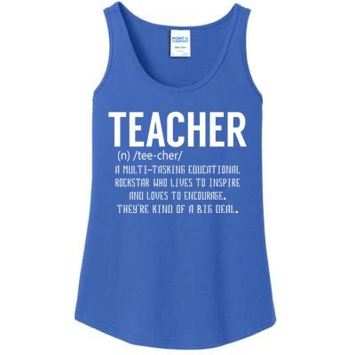 Teacher Definition Gift Teacher Appreciation Gift Ladies Essential Tank