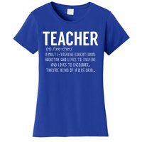 Teacher Definition Gift Teacher Appreciation Gift Women's T-Shirt