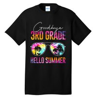 Tie Dye Goodbye 3rd Grade Hello Summer Last Day Of School Tall T-Shirt