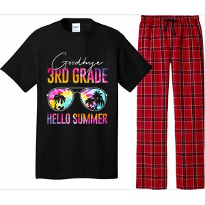 Tie Dye Goodbye 3rd Grade Hello Summer Last Day Of School Pajama Set